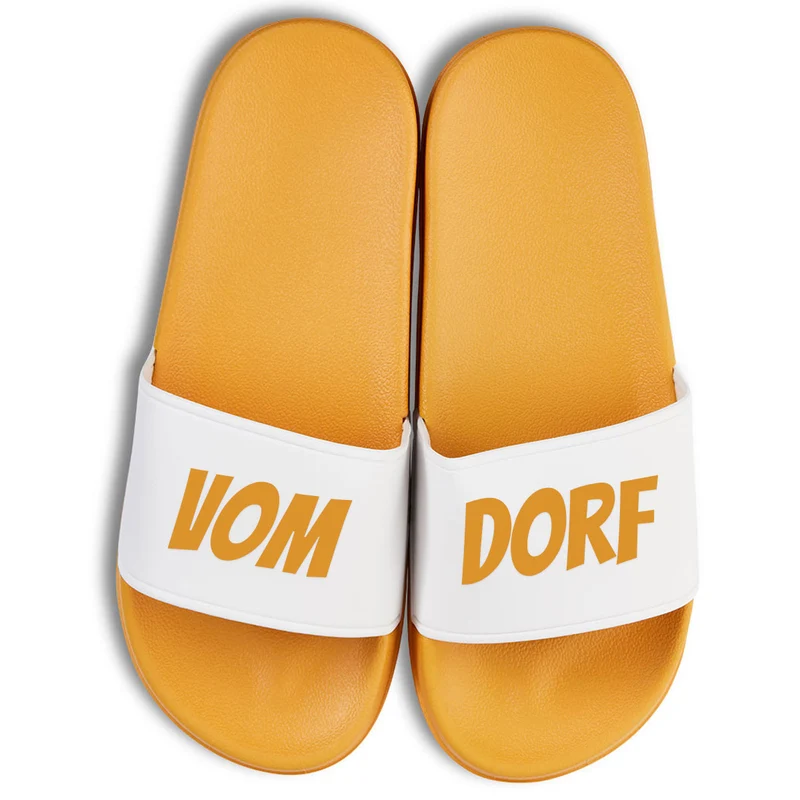 Vom Dorf Badelatschen