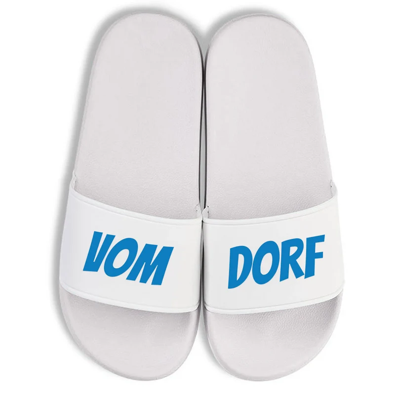 Vom Dorf Badelatschen