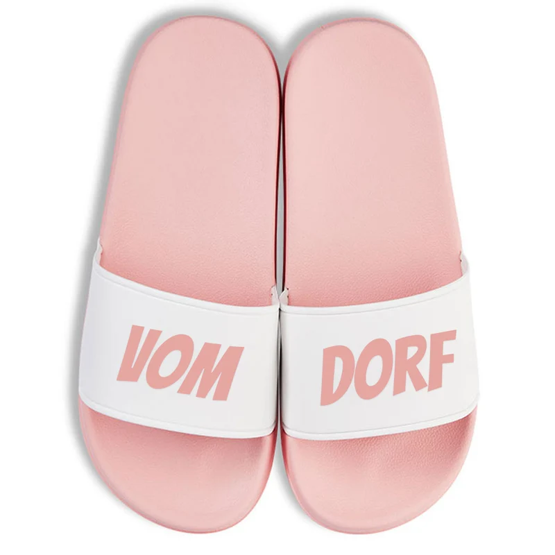 Vom Dorf Badelatschen