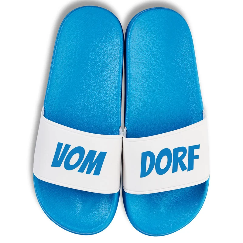 Vom Dorf Badelatschen