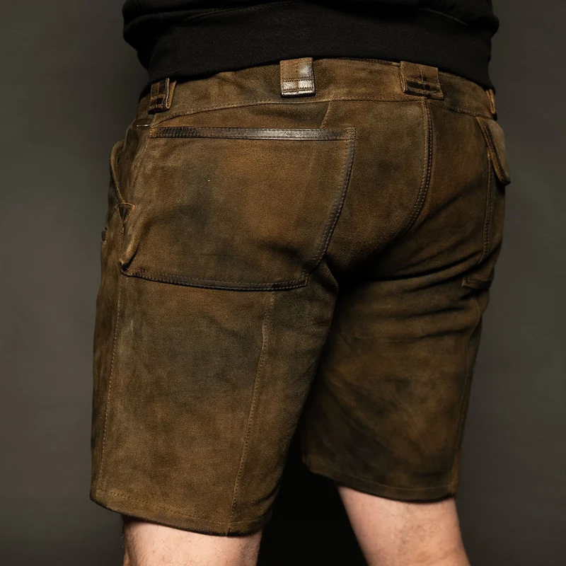 Datschi Trachten Zunft Lederhose Richtfest Braun