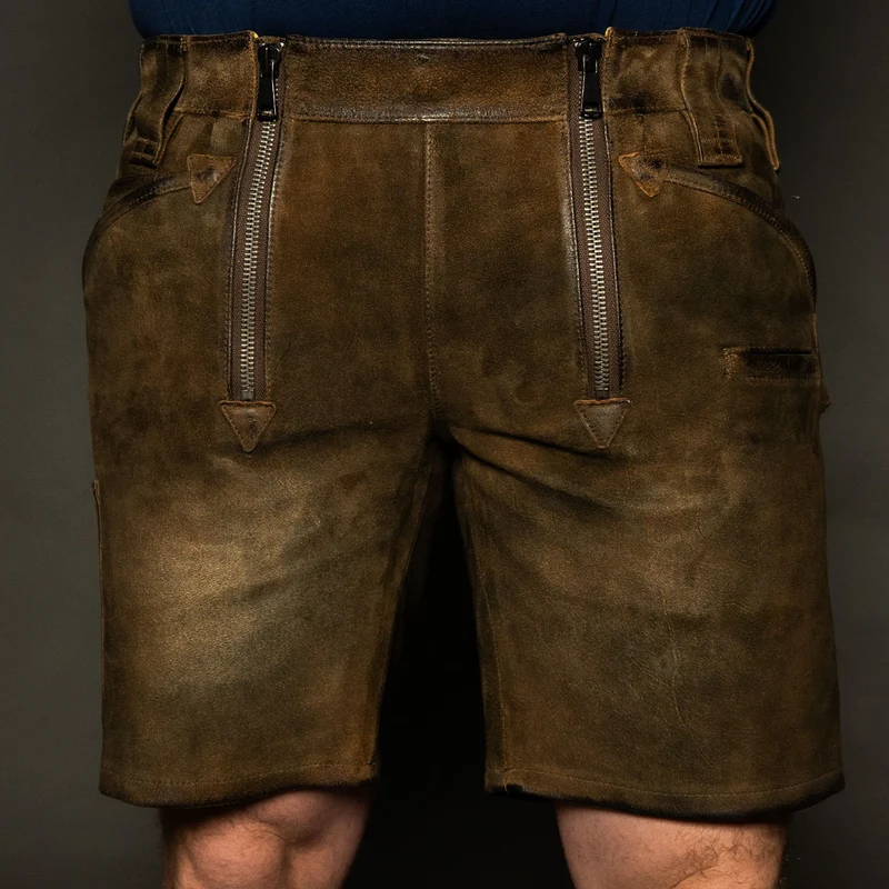 Datschi Trachten Zunft Lederhose Richtfest Braun