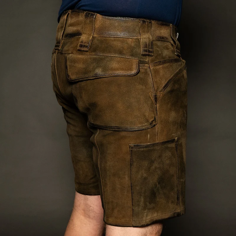 Datschi Trachten Zunft Lederhose Richtfest Braun