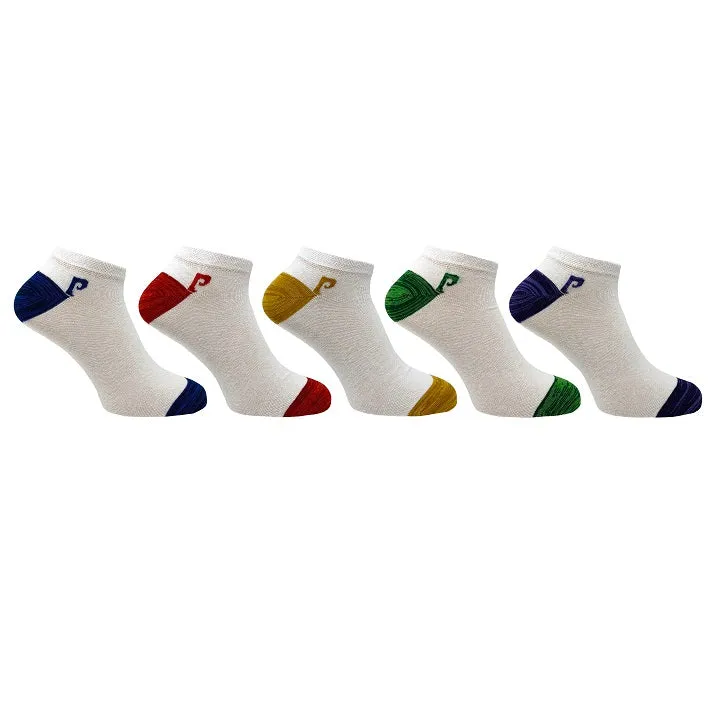 5PK PIERRE CARDIN HEEL AND TOE TRAINER LINERS
