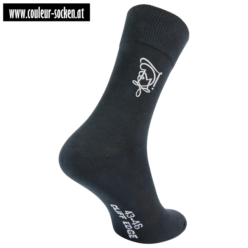 Personalisierte Socken mit Zirkel K.Ö.St.V. Donaumark Wien DMW WStV MKV