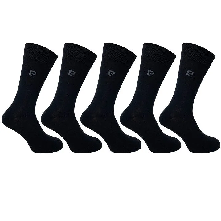 5 PK PIERRE CARDIN MENS FORMAL SOCKS