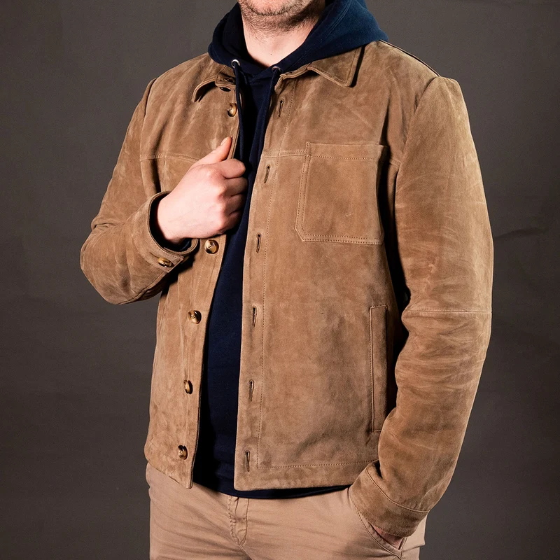 Datschi Trachten Lederjacke Rene Cargojacke
