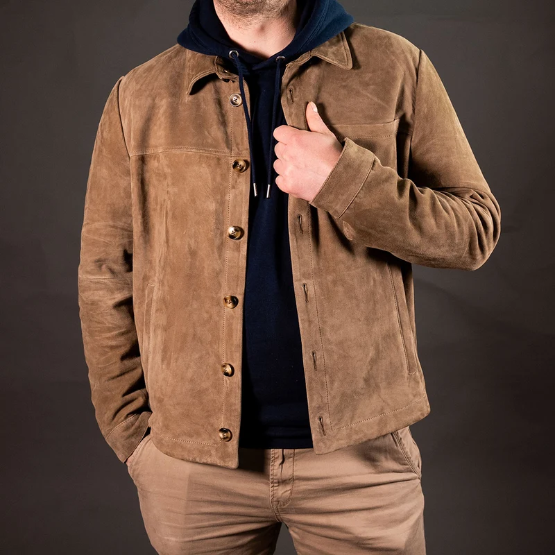 Datschi Trachten Lederjacke Rene Cargojacke