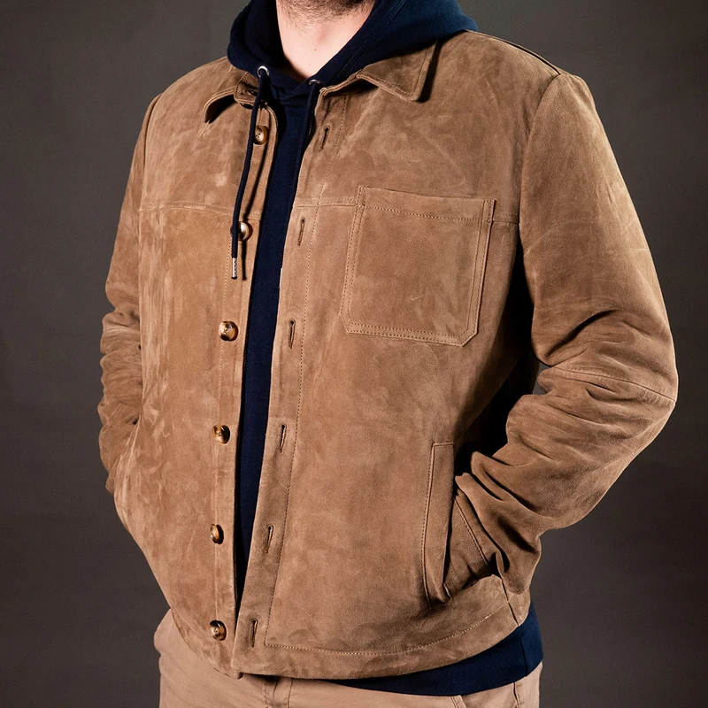 Datschi Trachten Lederjacke Rene Cargojacke