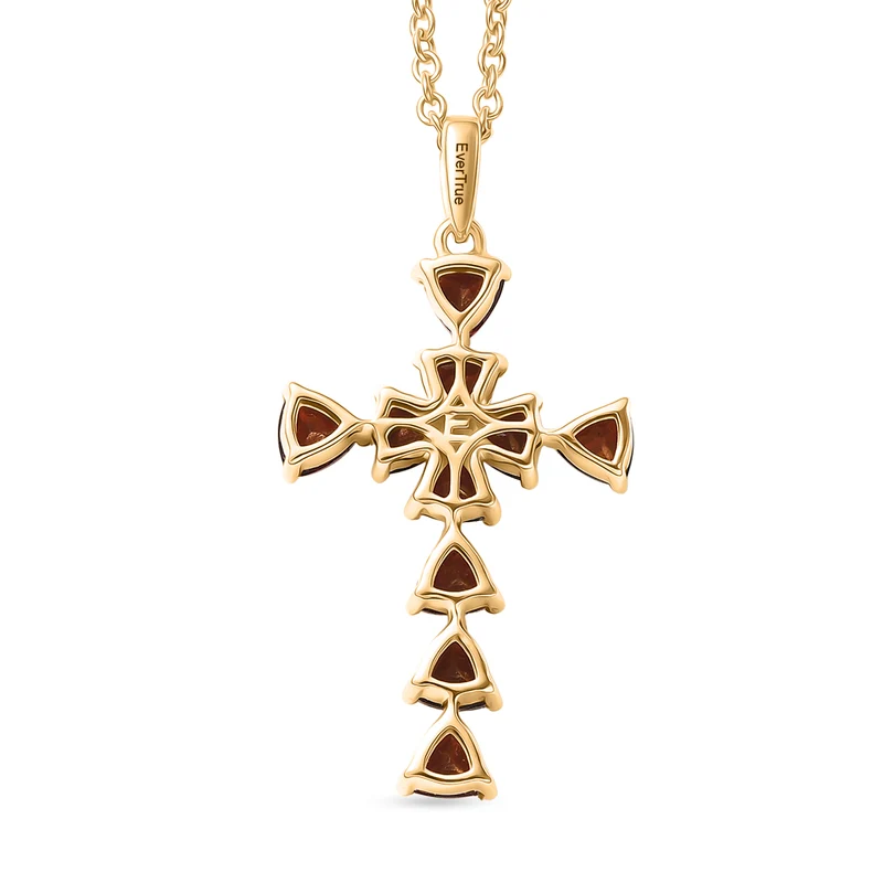 EVER TRUE Mosambik Granat Schmuckset ca. 50 cm ca. 2.96 ct