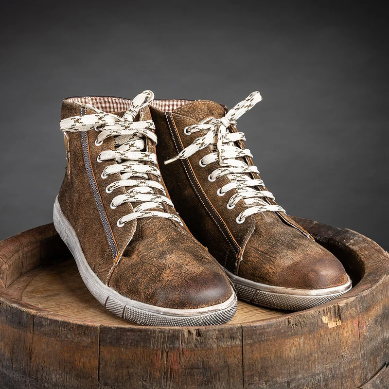 Maddox Hohe Trachtensneaker Kilian Braun-Wood