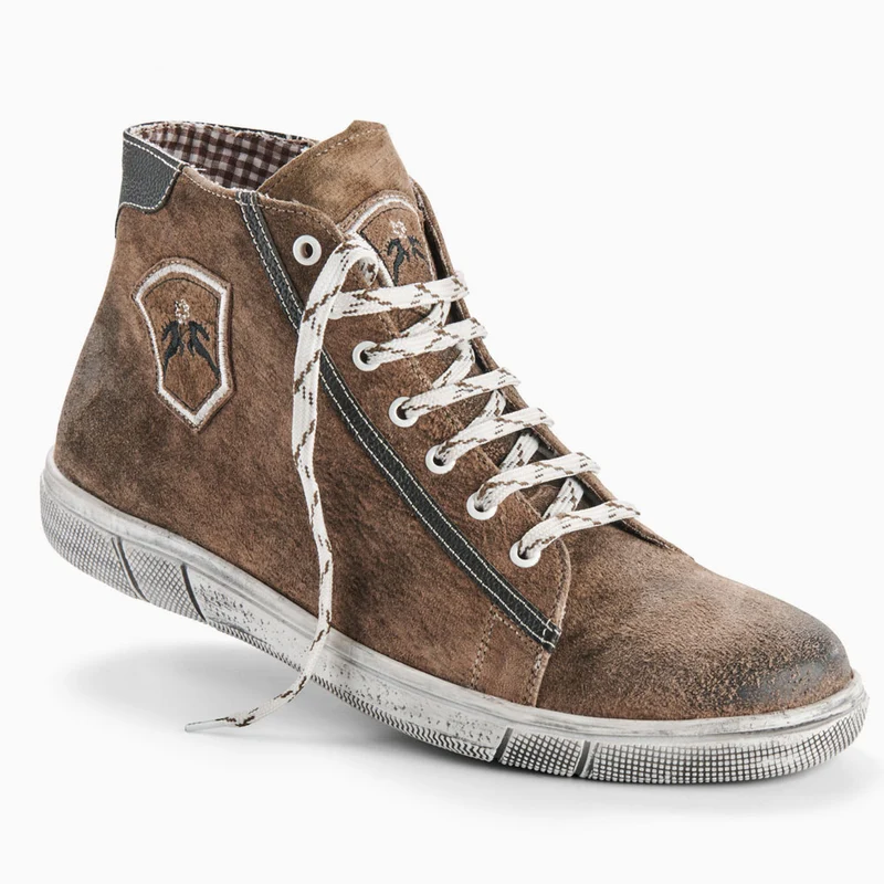 Maddox Hohe Trachtensneaker Kilian Braun-Wood