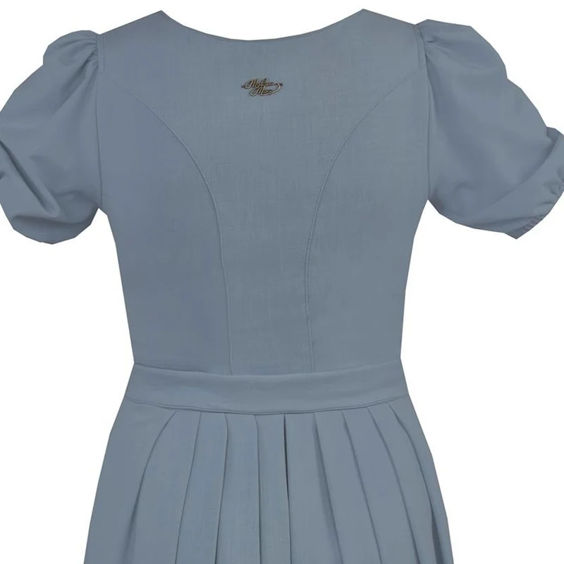 Madame Marie Dirndl Alisora Taubenblau Puffarm 75cm