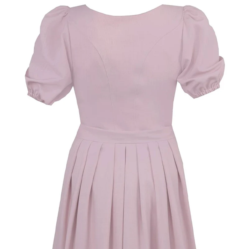 Madame Marie Dirndl Alisora Flamingo Puffarm 75cm