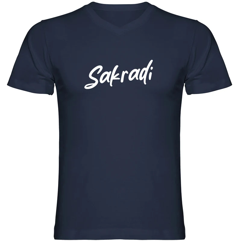 Sakradi Herren Tshirt V-Ausschnitt