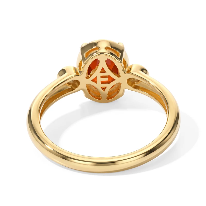 EVER TRUE 2er Set Mosambik Granat Ring und Anhänger (Größe 20.00) ca. 3.18 ct
