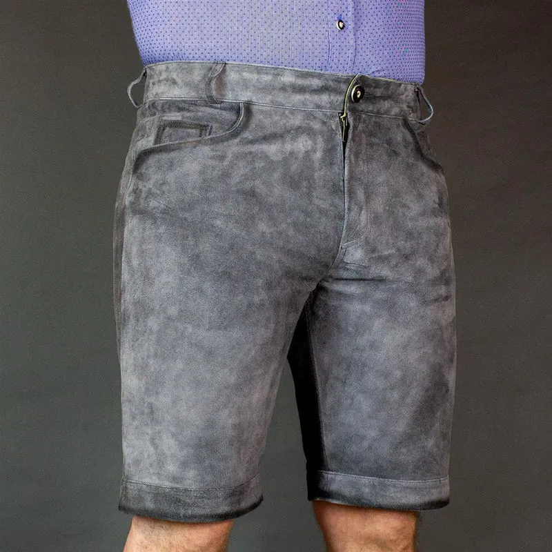 Datschi Trachten Lederhose Ludwig 2 Grau