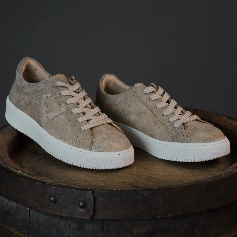 MeiSchua! Trachtensneaker Damen Braun Elli