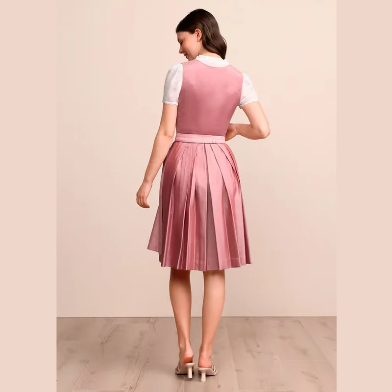 Krüger Dirndl Alisha Rose Samtdirndl 60cm