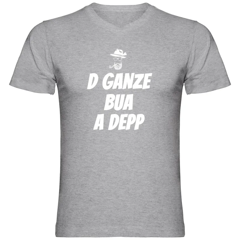 D Ganze Bua A Depp Tshirt V-Ausschnitt