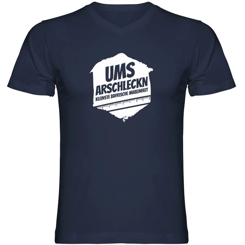 Ums Arschleckn Tshirt V-Ausschnitt