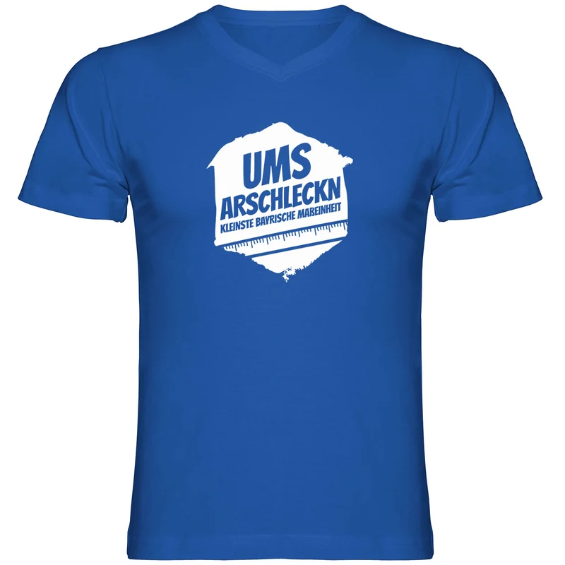 Ums Arschleckn Tshirt V-Ausschnitt