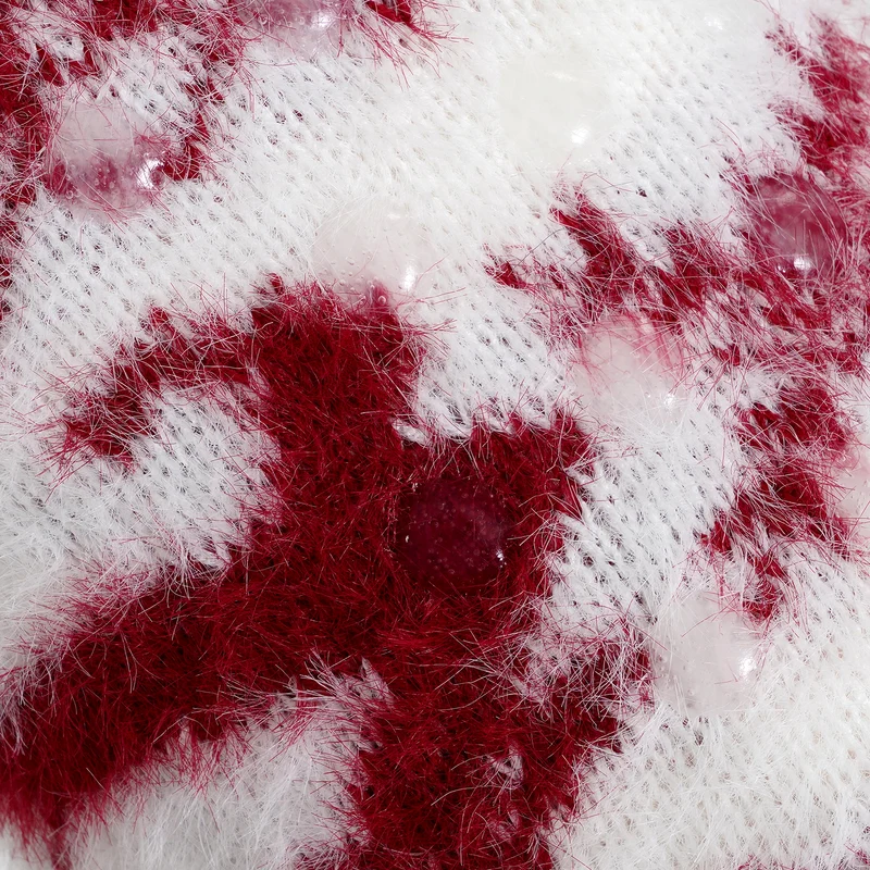 LIVMORE Sherpa-Kuschelsocken mit Blütenmuster, Violett