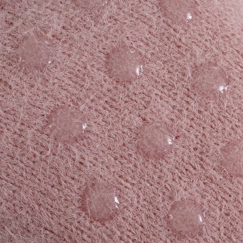 LIVMORE Sherpa-Kuschelsocken mit Blütenmuster, Violett
