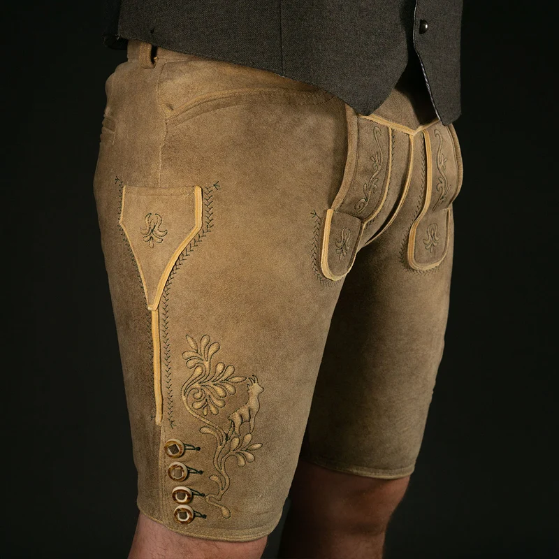 Datschi Trachten Hirschlederhose Gamskogel sämisch