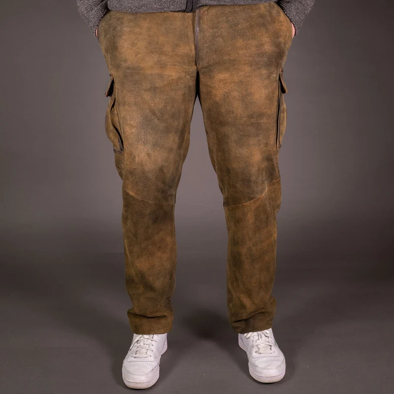 Datschi Trachten Lange Cargo Lederhose Ludwig Braun