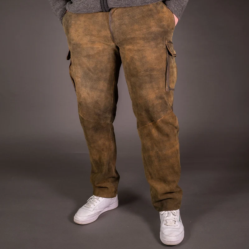 Datschi Trachten Lange Cargo Lederhose Ludwig Braun
