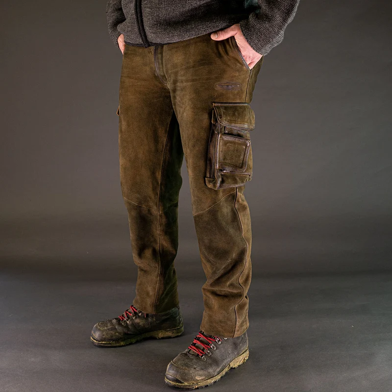 Datschi Trachten Lange Cargo Lederhose Xaver Braun