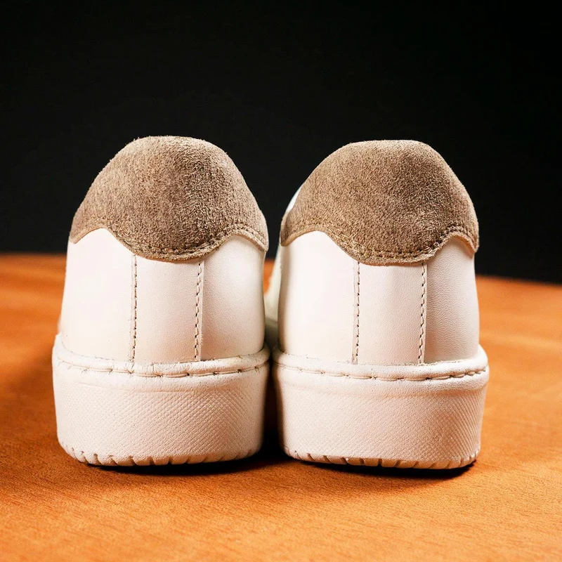 MeiSchua! Trachtensneaker Damen Weiß Lilli