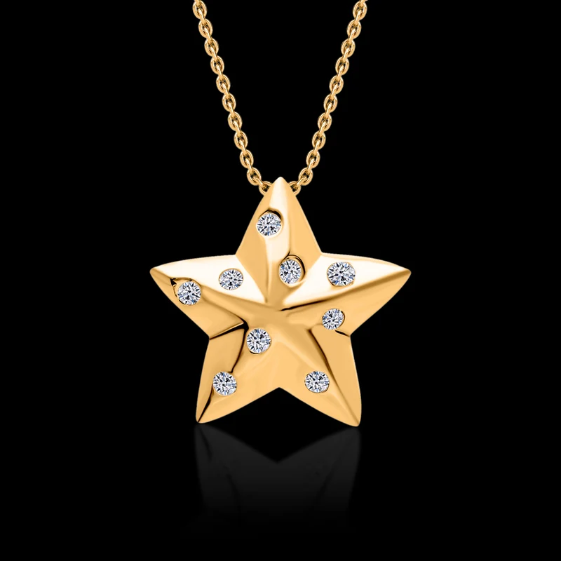 LUXURIANT DIAMOND - Lab Grown Diamant SI-GH Schmuckset 925 Silber platiniert ca. 0,25 ct.