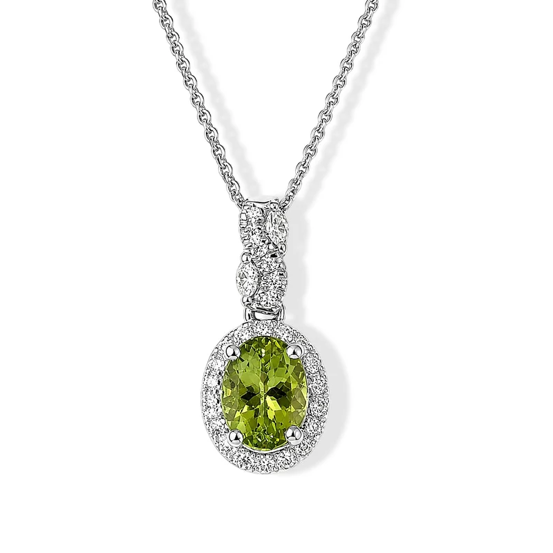 D'Joy AA, Moissanit Schmuckset (8-13 Werktage Lieferzeit) ca. 45 cm 925 Silber Rhodiniert ca. 1,68 ct.