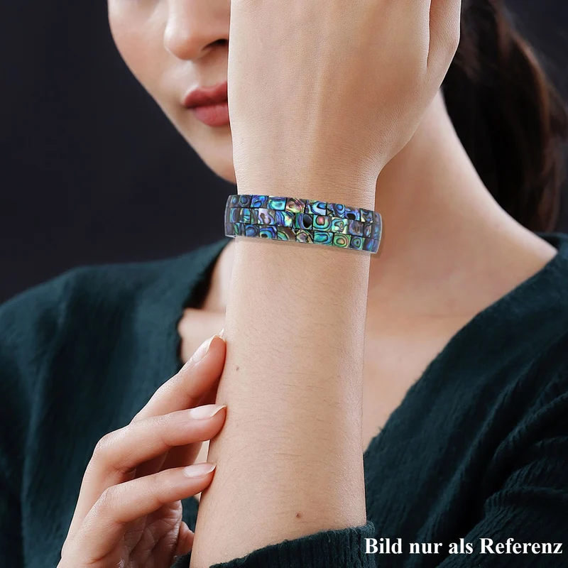 Royal Bali Kollektion - Abalone Muschel Armreif 21 cm