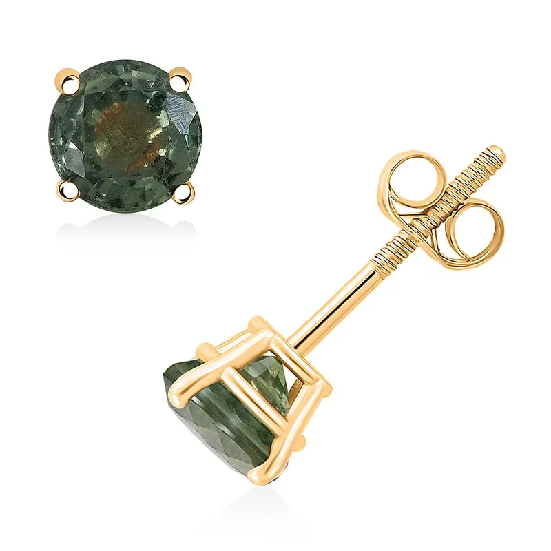LUXORO AAA Grüner Saphir Ohrringe 585 Gold (8-13 Werktage Lieferzeit) ca. 1,10 ct.