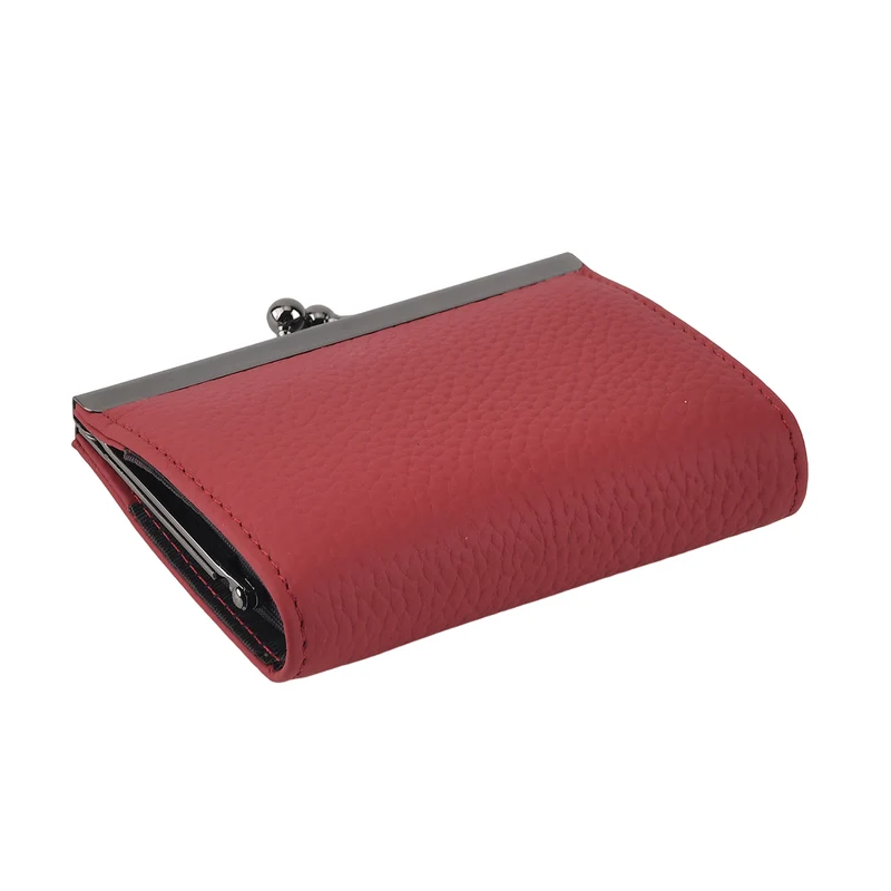 Echtleder-Kartenetui mit RFID-Schutz, 12 Kartenfächern und Bügelverschluss, 10x3x8cm, Hellgrün