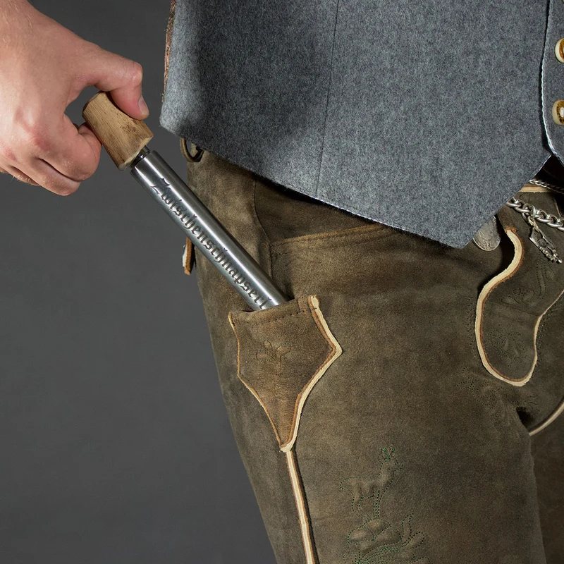 Lederhosen Flachmann An Scheiß muas i