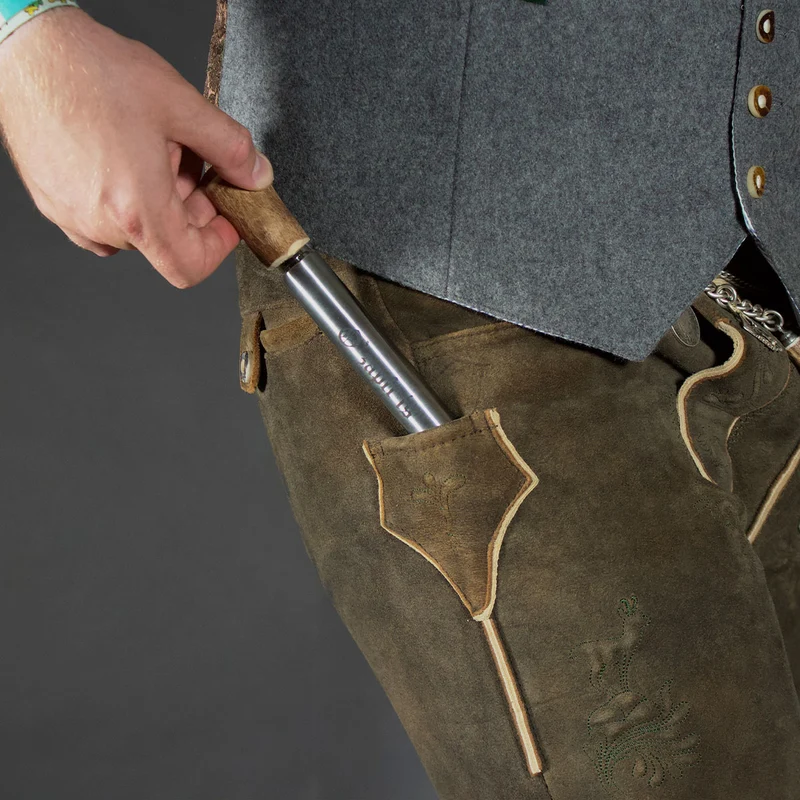 Lederhosen Flachmann Ozapft is