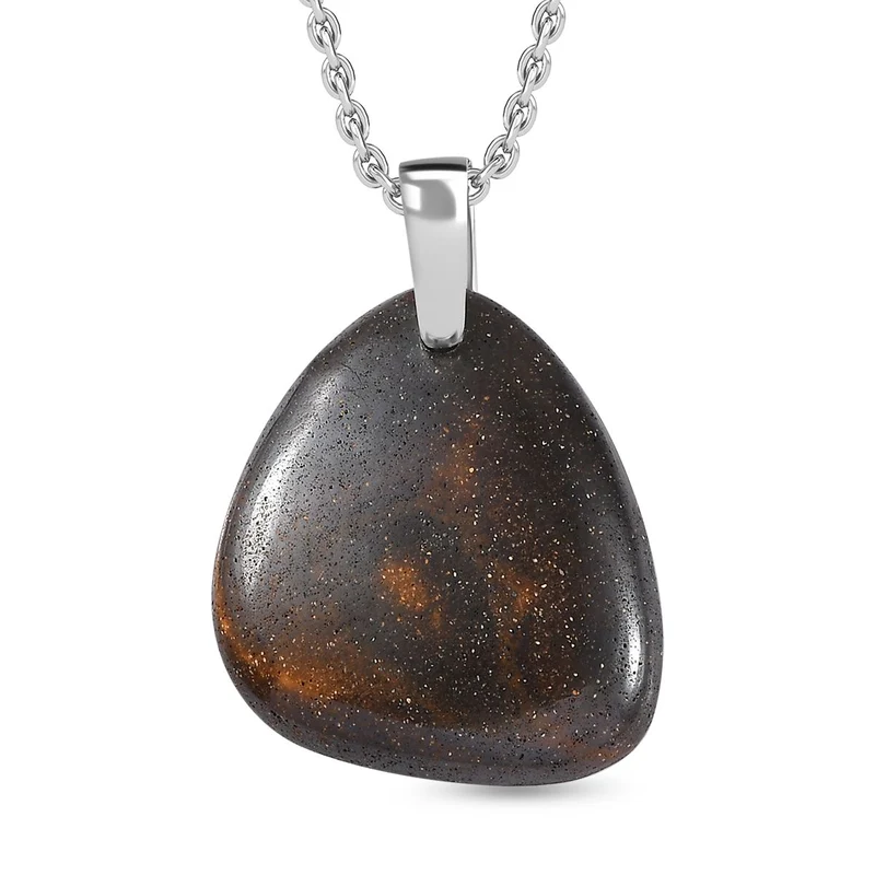 Australischer Boulder Opal Schmuckset 925 Silber und Edelstahl ca. 17,00 ct.