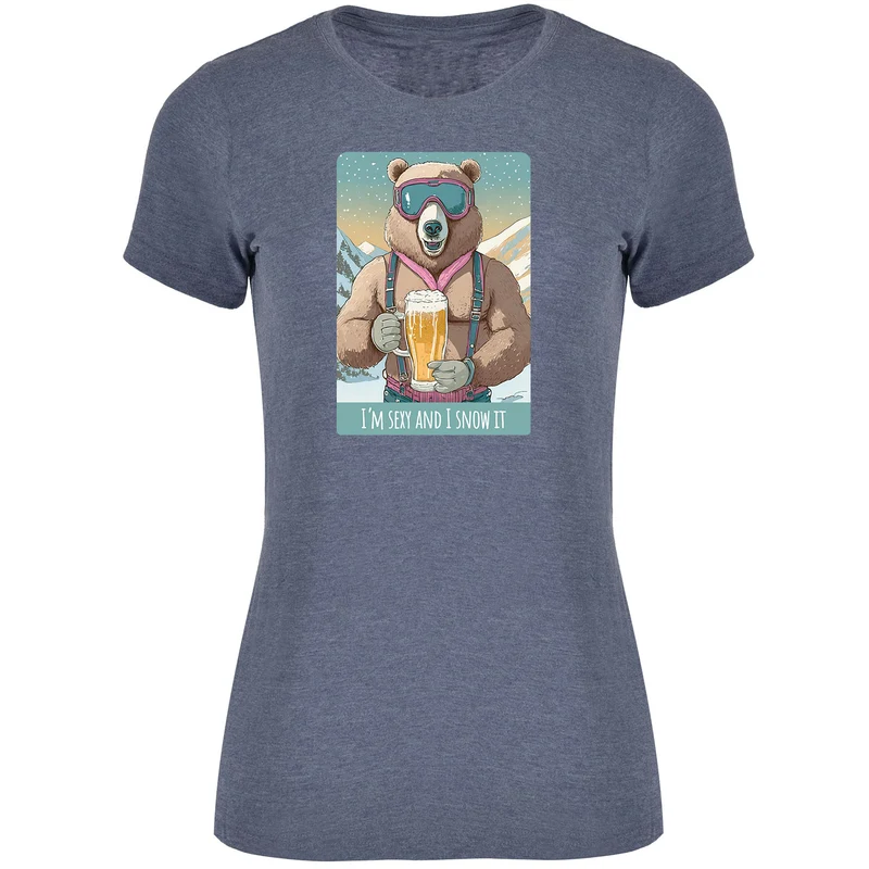 I´m sexy and I snow it Damen Tshirt