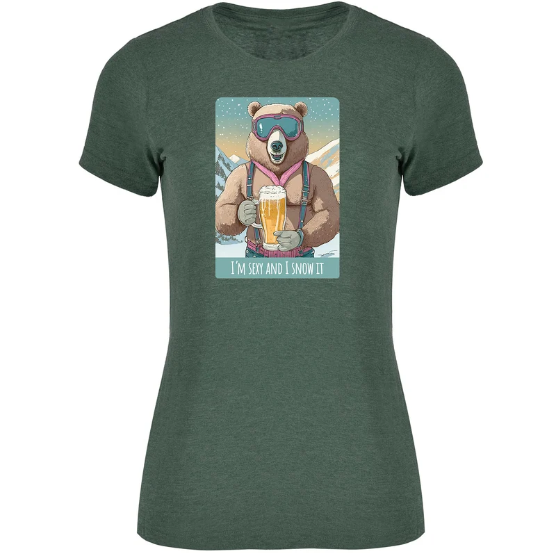 I´m sexy and I snow it Damen Tshirt