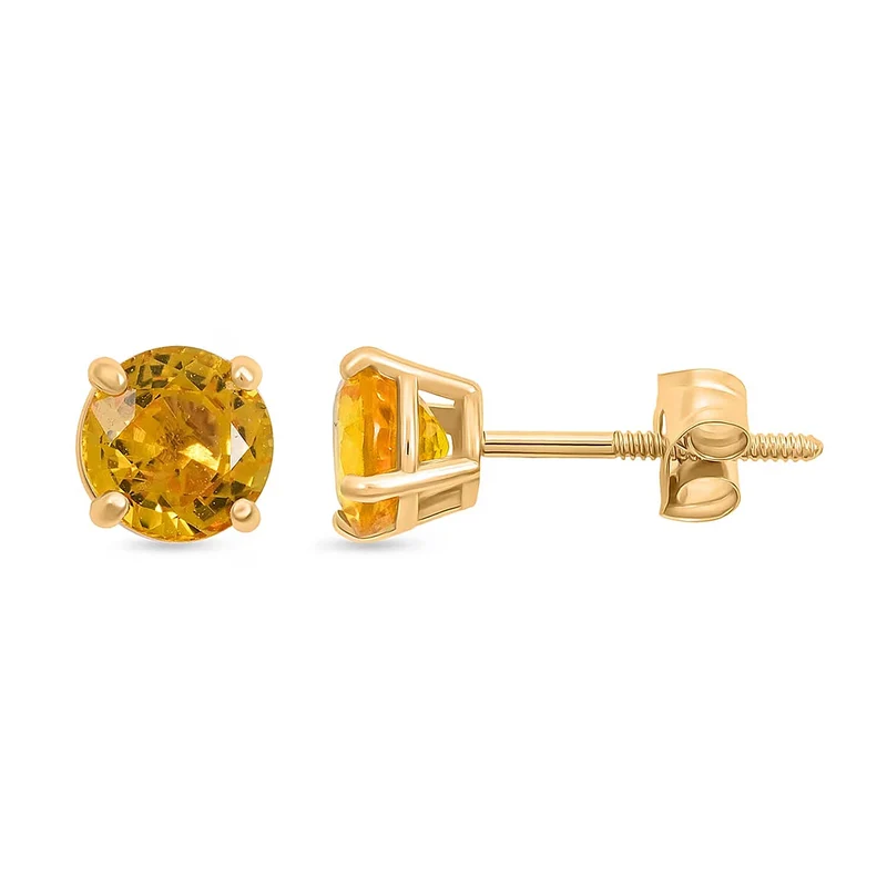 LUXORO AAA Gelber Saphir Ohrringe 585 Gold (8-13 Werktage Lieferzeit) ca. 1,10 ct.
