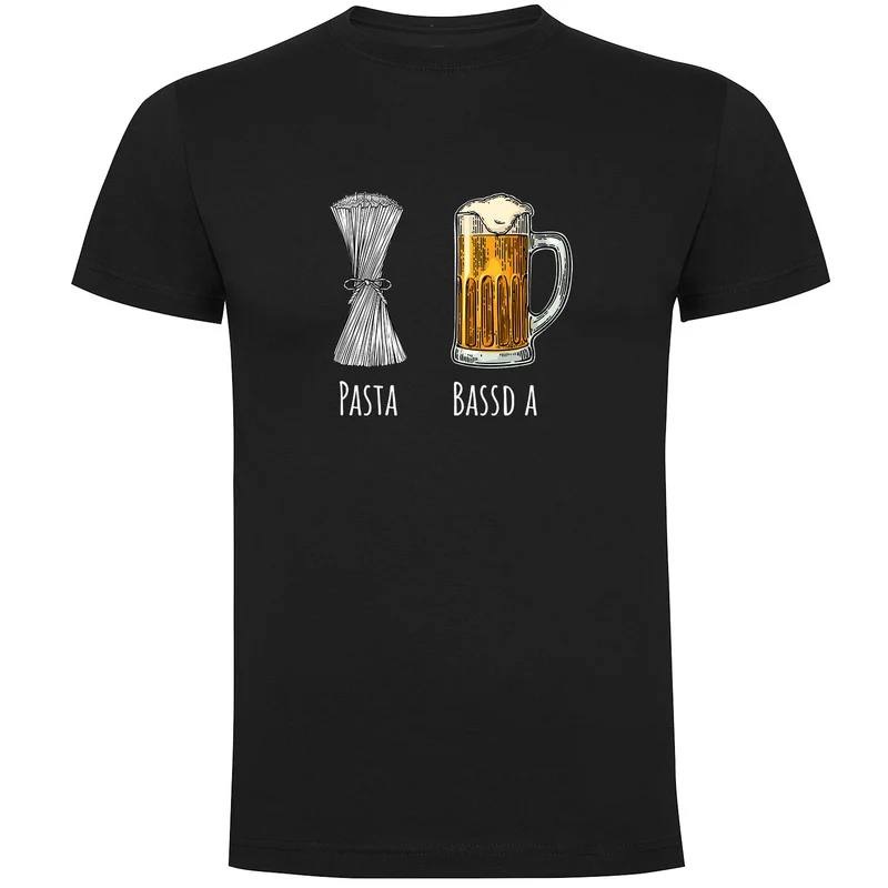 Pasta - Bassd a Bier Herren Tshirt