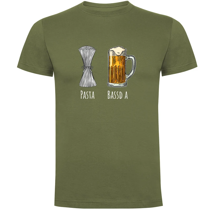 Pasta - Bassd a Bier Herren Tshirt