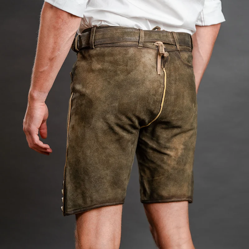 Datschi Trachten Lederhose Sigmund Braun