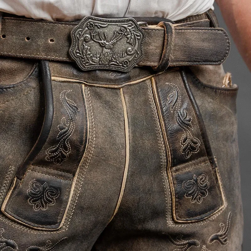 Datschi Trachten Lederhose Herbert Coffee Antik