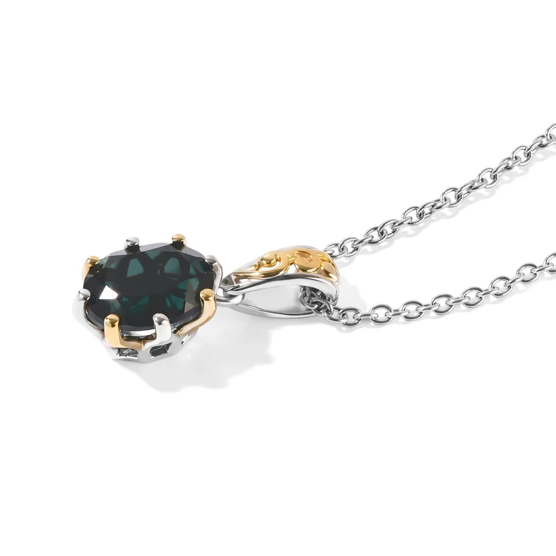 EVER TRUE 3er Set - Alexandrit Quarz Triplette Anhänger mit Kette, Ohrringe und Ring, ca. 50 cm (Größe 20.00) ca. 11.09 ct