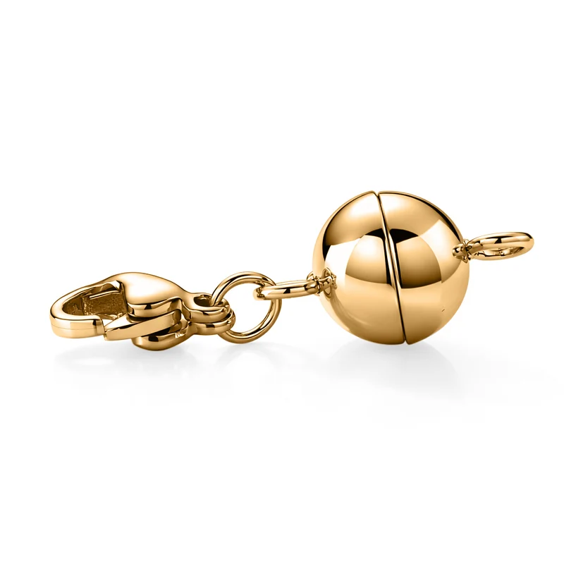 2er Set - 316L Edelstahl Magnetschließen ca. 3,00g, Bicolor